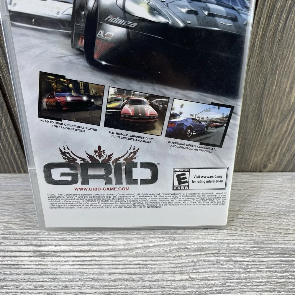 Xbox 360 Demo Disc (8/08 #86) Demos And Bonus Content - GRID - GRAW 2